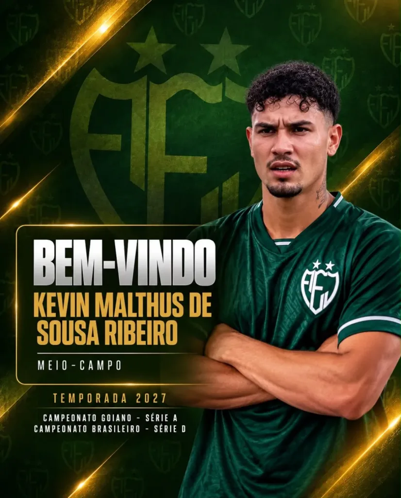 Morada FM — &nbsp; A Jataiense segue anunciando os seus jogadores para a disputa do Campeonato Goiano de 2027 e do Brasileiro da Série D. A raposa chegou a sua décima sétima contratação. O novo reforço é o meia Kevin Malthus de 23 anos e que esteve por último no FC Cascavel. Também já passou por São Bernardo, Cianorte e pelas categorias de base do Santos. Confira a lista dos jogadores já confirmados; Goleiro: Phelipe Megiolaro de 27 anos ex- Yokohama e Visel Kobe do Japão, além de Dallas dos Estados Unidos e Grêmio Zagueiros: Pedro Botelho (38) ex-Betim, Joinville e Atlhetico – PR [&hellip;]